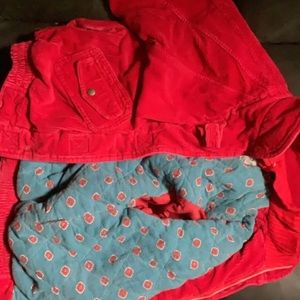 vintage red jacket